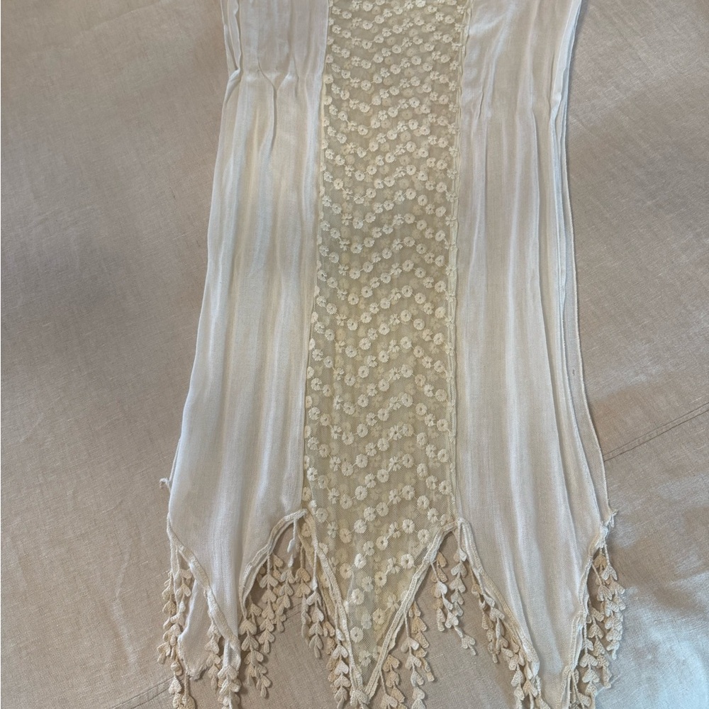 Elegant Cream Lace Women's Top